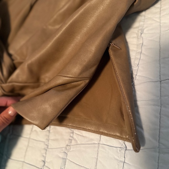 Faux leather 7 For Mankind Crop Top S - Picture 5 of 5